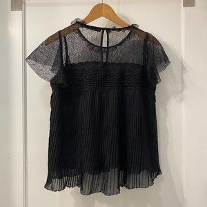 Zara Lace Black Top